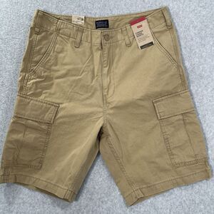 Levi's carrier cargo shorts tan size 33 Baggy Mens skater utility